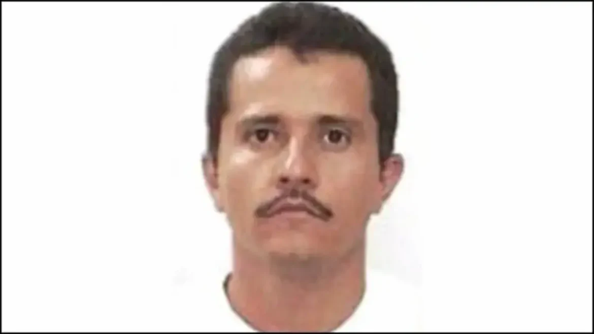 Retrato de El Mencho divulgado após operação militar que resultou na morte do líder do cartel mexicano.