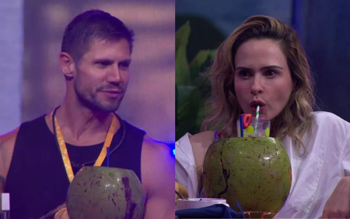 Flerte e tensão na festa de Jonas no BBB 26 deixaram brothers agitados 6 Jonas Sulzbach e Ana Paula Renault em clima de flerte durante festa no BBB 26