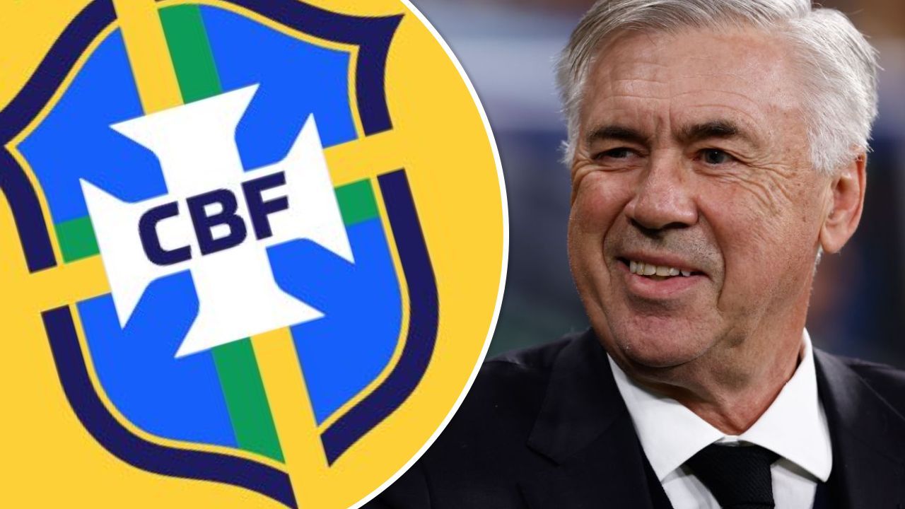 Seleção Brasileira: Reencontro após 11 anos expõe desafio de renovação 6 Homem de terno sorrindo ao lado do escudo da CBF em fundo amarelo