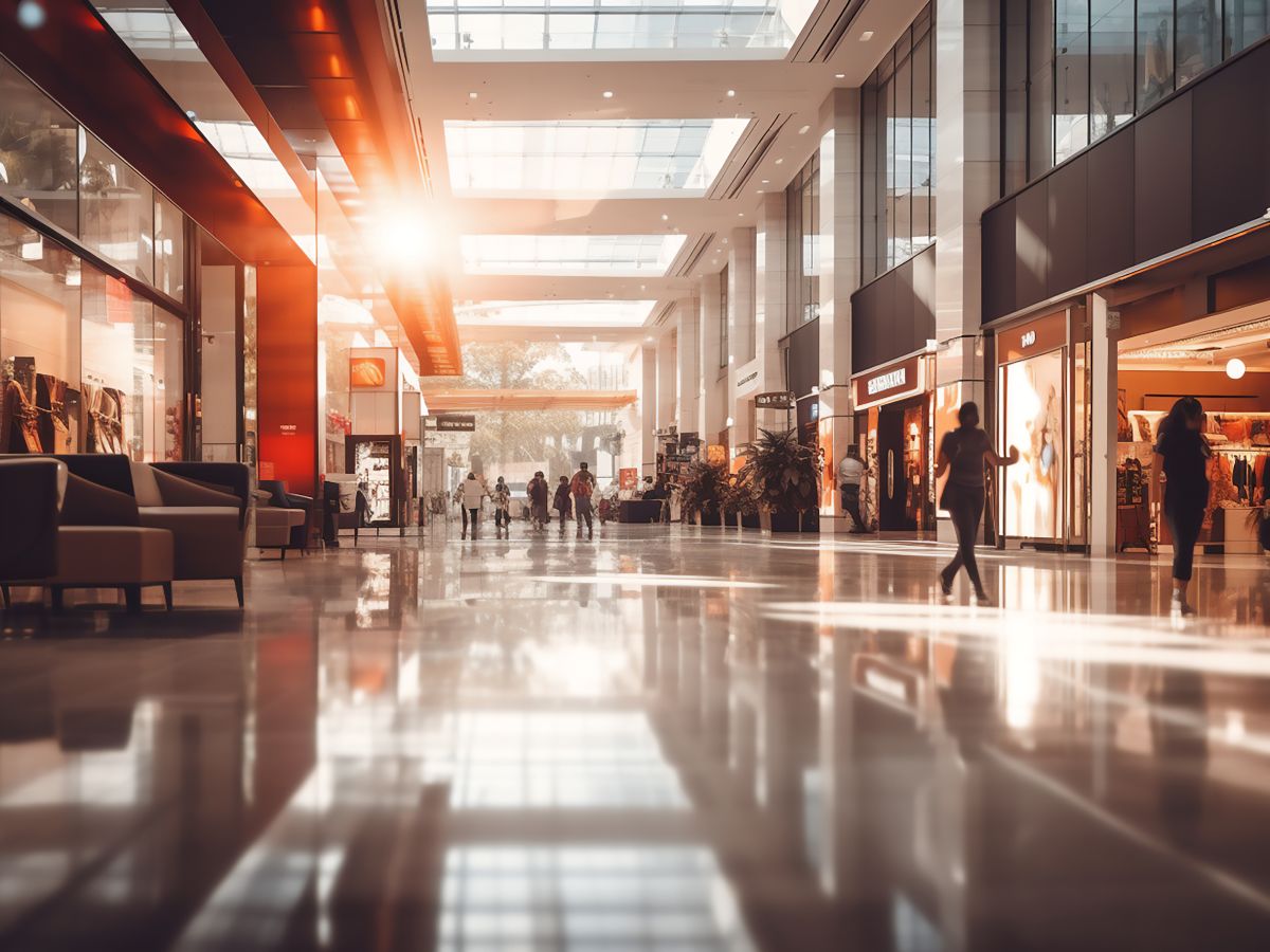 1º de maio, dia do trabalhador: veja o que abre e fecha neste feriado 6 Interior de shopping com movimento de clientes durante feriado com horários especiais de funcionamento.