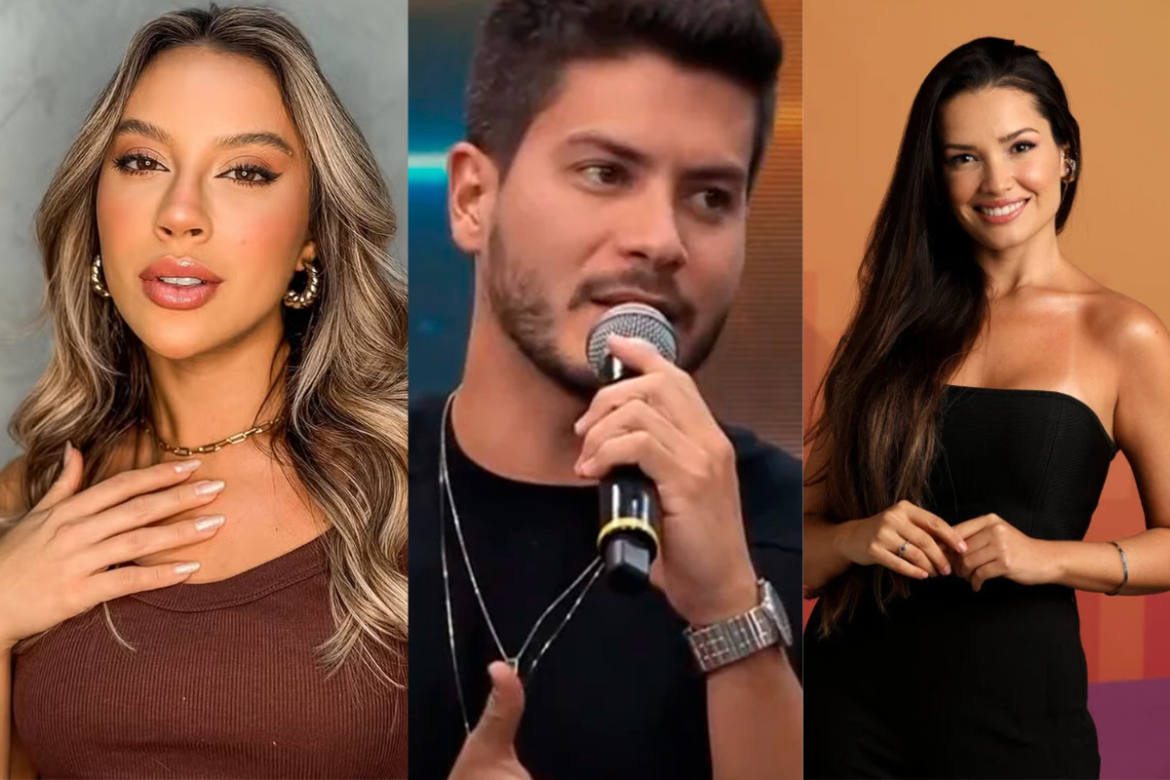 Montagem com fotos dos ex-BBBs Renata Saldanha, Arthur Aguiar e Juliette Freire, ilustrando o destino do prêmio dos vencedores de edições passadas do reality show.