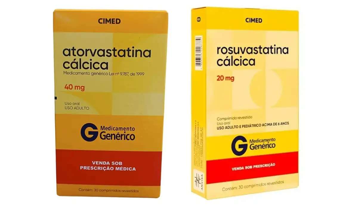 Anvisa suspende medicamentos: corticoide e remédios para colesterol têm lotes recolhidos 6 Caixas de atorvastatina cálcica 40 mg e rosuvastatina cálcica 20 mg da Cimed, medicamentos genéricos para colesterol